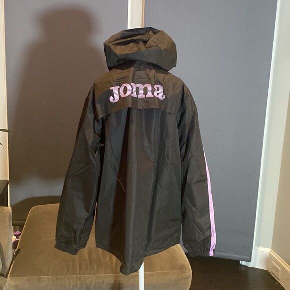 Joma Cruz Azul All Weather Training Jacket Full Zip Hooded Size M Black NWT - Picture 4 of 11
